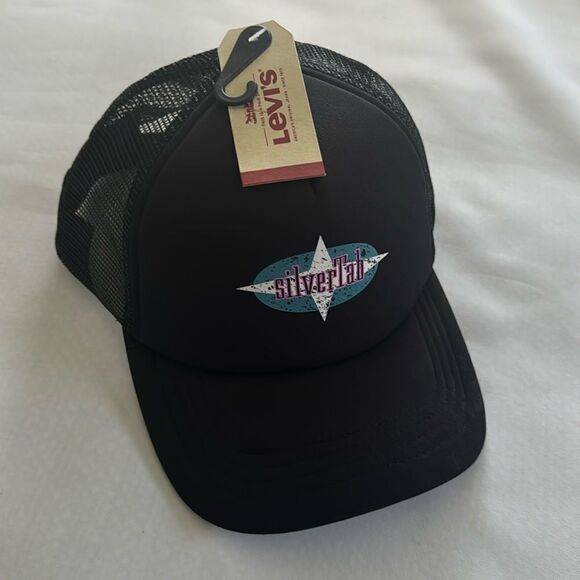 Levis Trucker Hat Mens Large Black - Picture 1 of 3